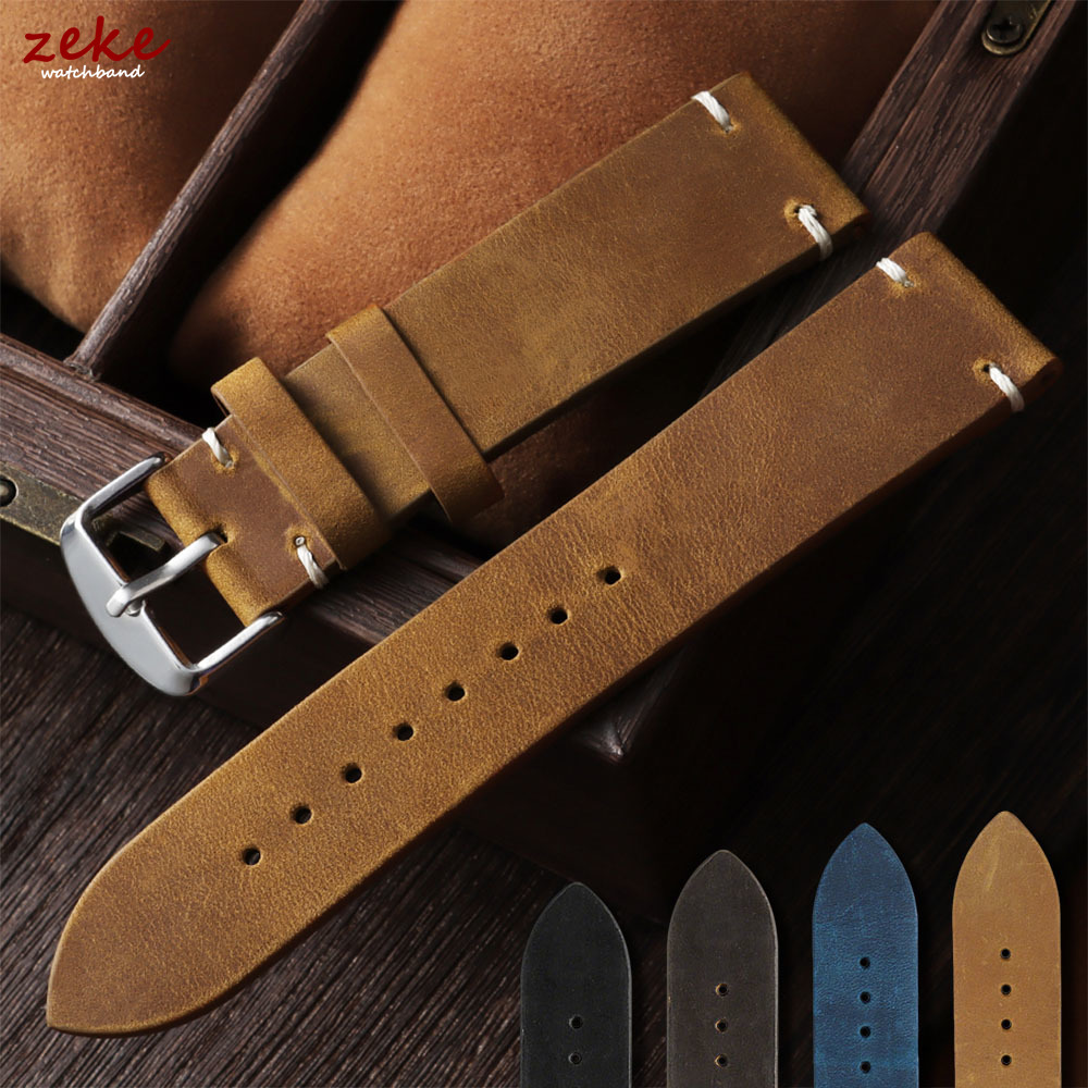 Nylon Nato Strap - Vintage Soft Oil Wax Watch Band