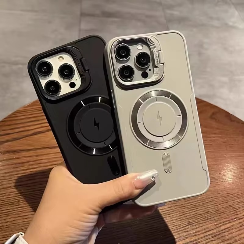 Magnetic Charging Stand - Kickstand Stand Magnetic Phone Case For