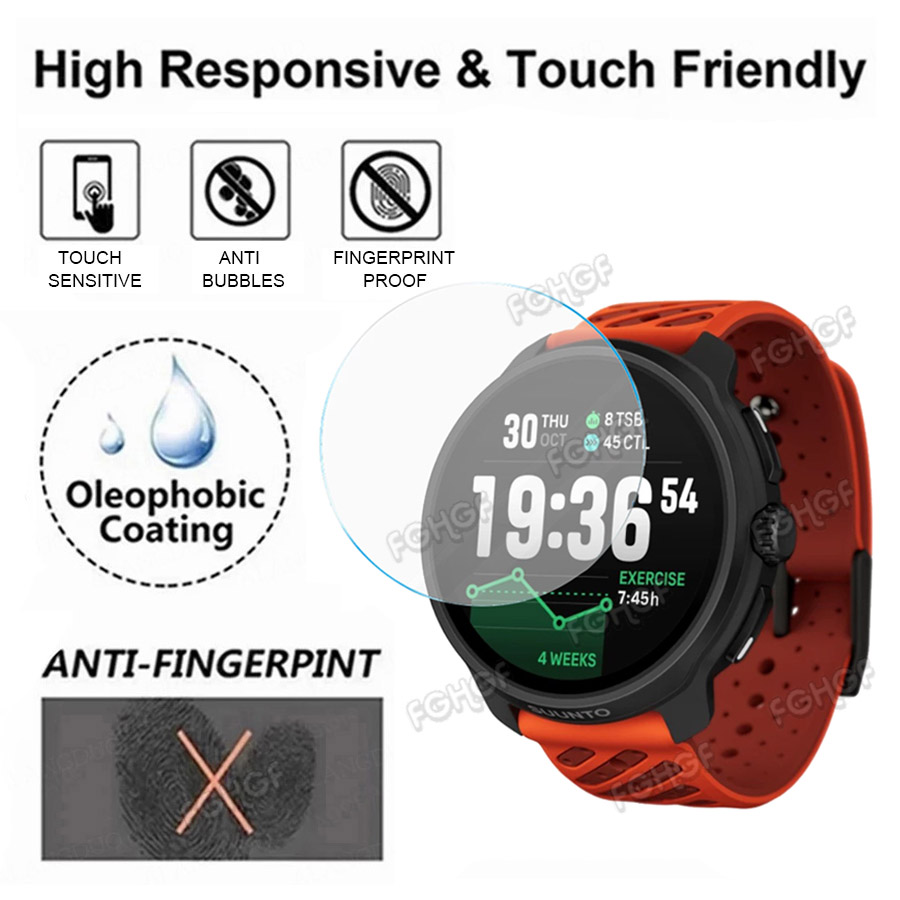 Smartwatch Icon - Tempered Glass Protective Film Guard For