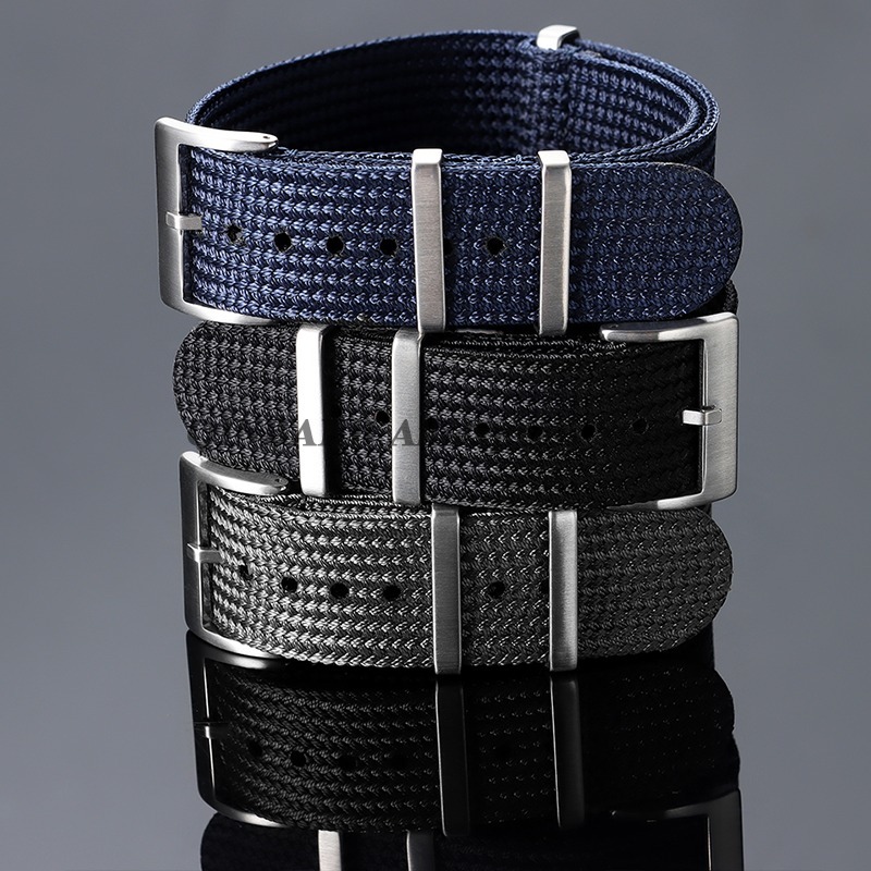 Nylon Nato Strap - 18mm20mm22mm Nylon Fabric Watchband for Seiko