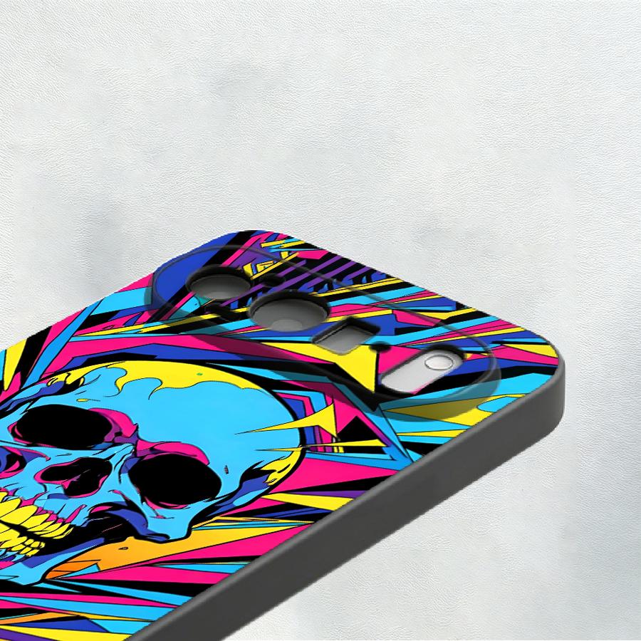Neon Pop Art Skull Case for Go - Google Pixel 8A ulasan dan harga