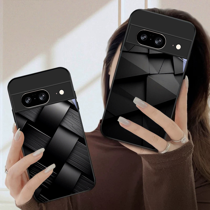 Dark geometric texture For Goo - Google Pixel 8A ulasan dan harga