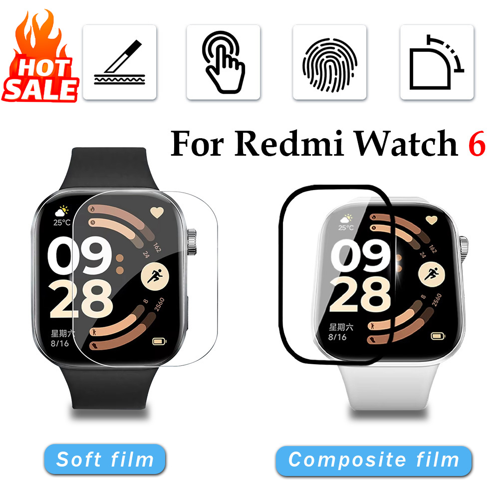 1-5Pcs Soft Film for Xiaomi Re - Smartwatch Watch Accessories ulasan dan harga
