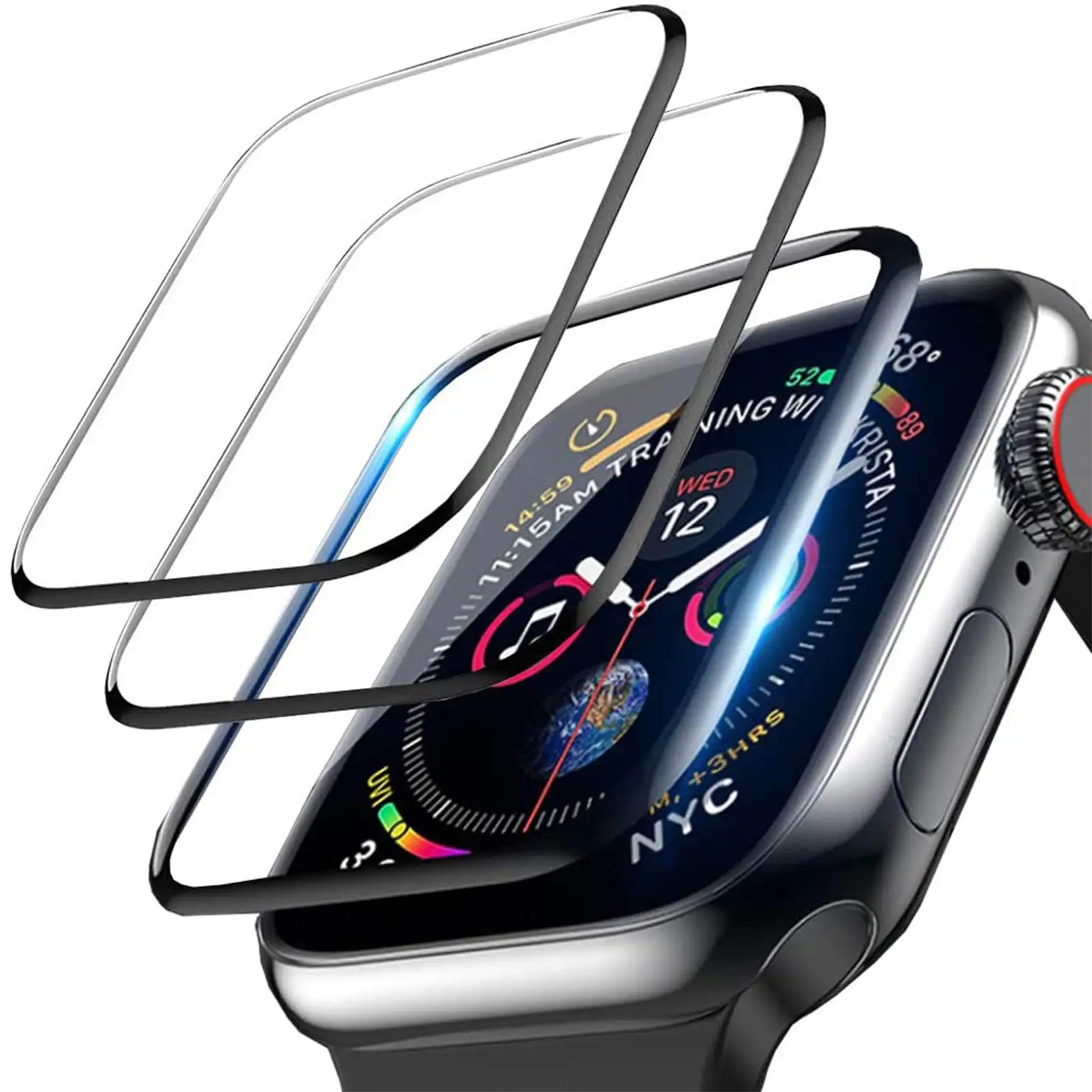 3D Tempered Glass For Apple Wa - Smartwatch Case ulasan dan harga