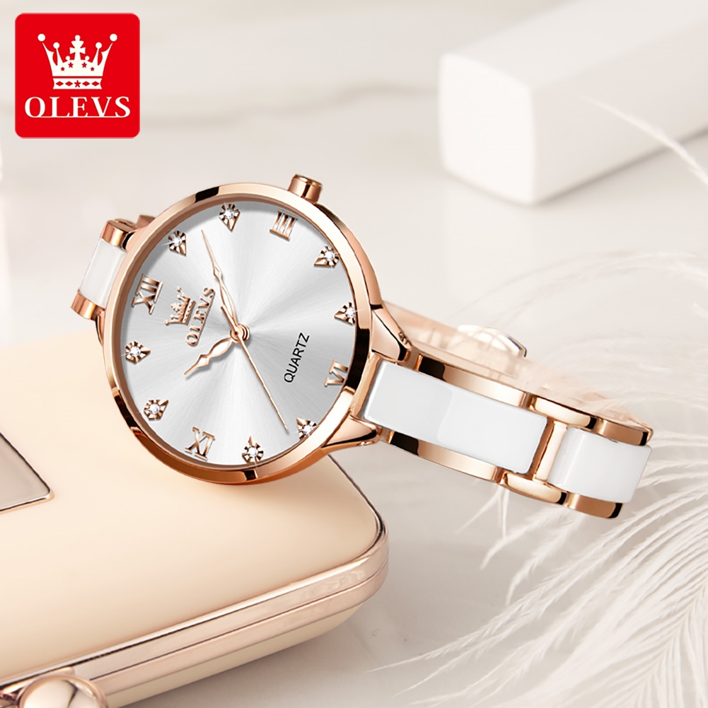 OLEVS 5872 Women Watches Quart - Accessories With Watch ulasan dan harga