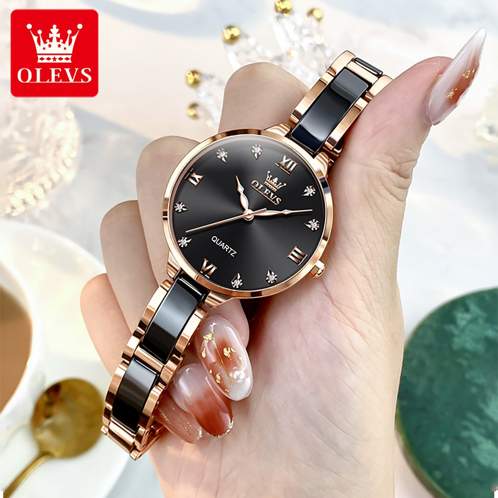 OLEVS 5872 Women Watches Quart - Accessories With Watch ulasan dan harga