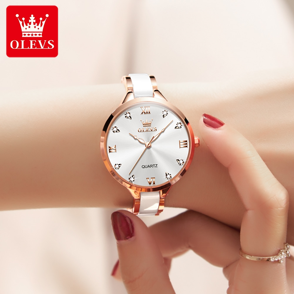 OLEVS 5872 Women Watches Quart - Accessories With Watch ulasan dan harga