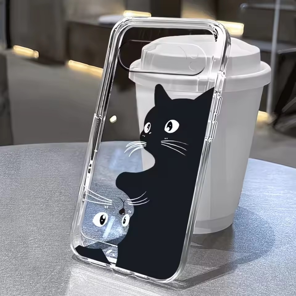 Hot Kawaii Cartoon Black Cat P - Google Pixel 8A ulasan dan harga