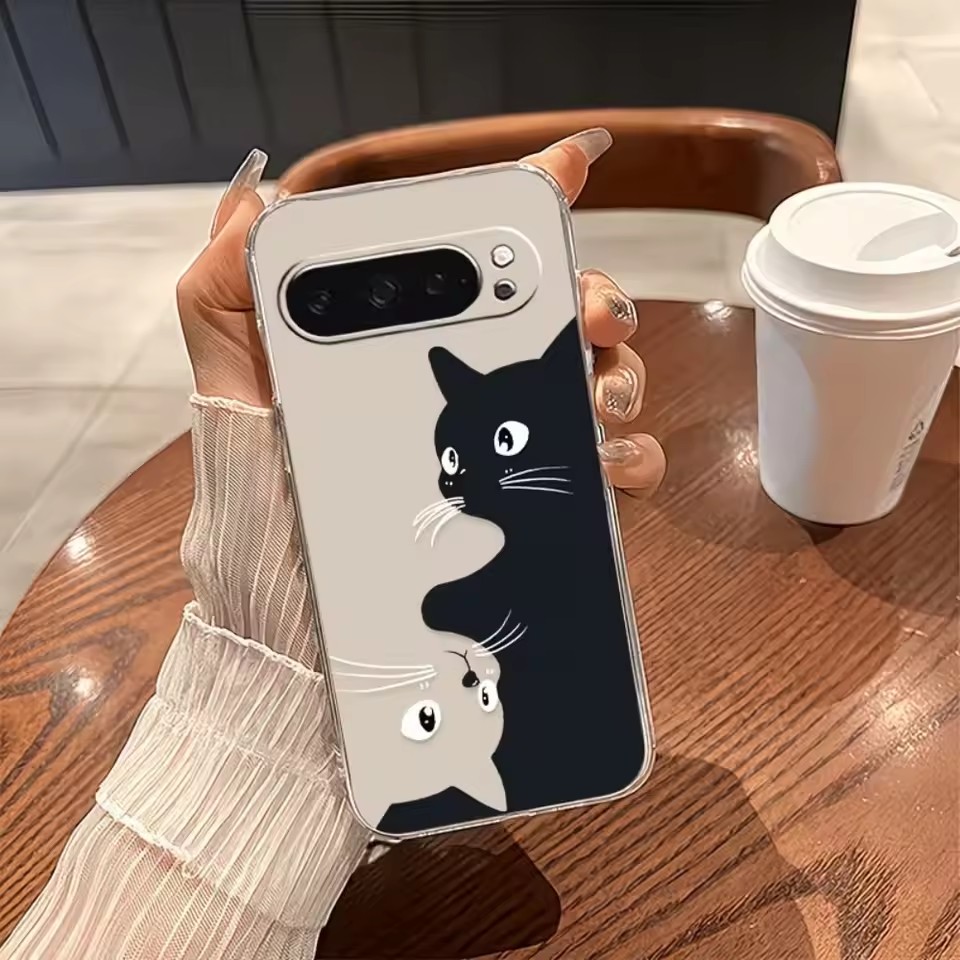 Hot Kawaii Cartoon Black Cat P - Google Pixel 8A ulasan dan harga