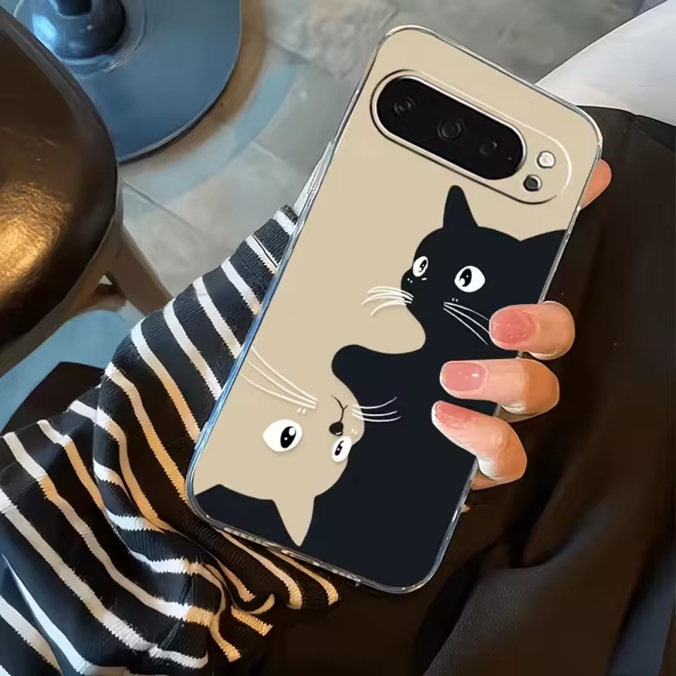 Hot Kawaii Cartoon Black Cat P - Google Pixel 8A ulasan dan harga