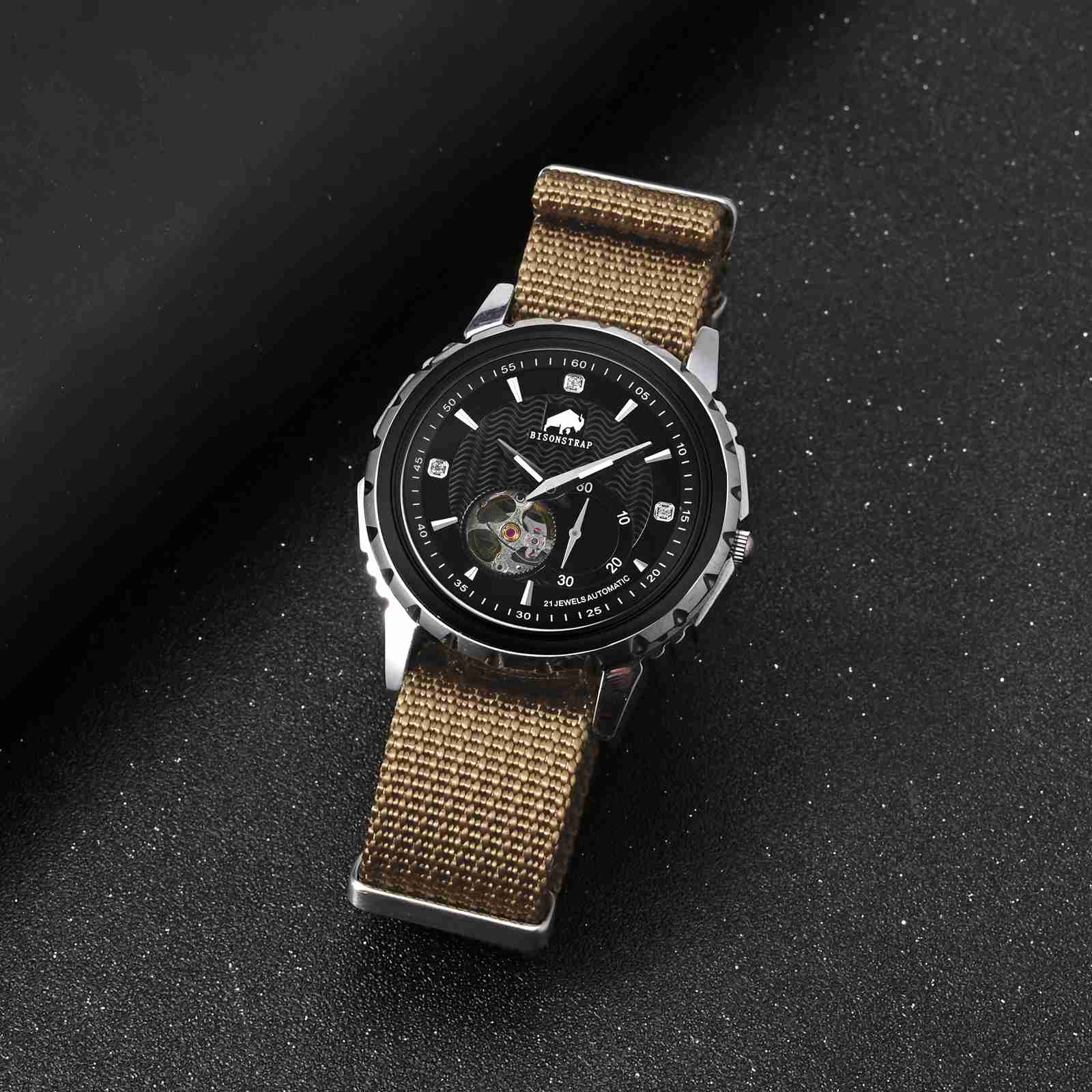 BISONSTRAP Men's Watch Strap 1 - Nylon Nato Strap ulasan dan harga