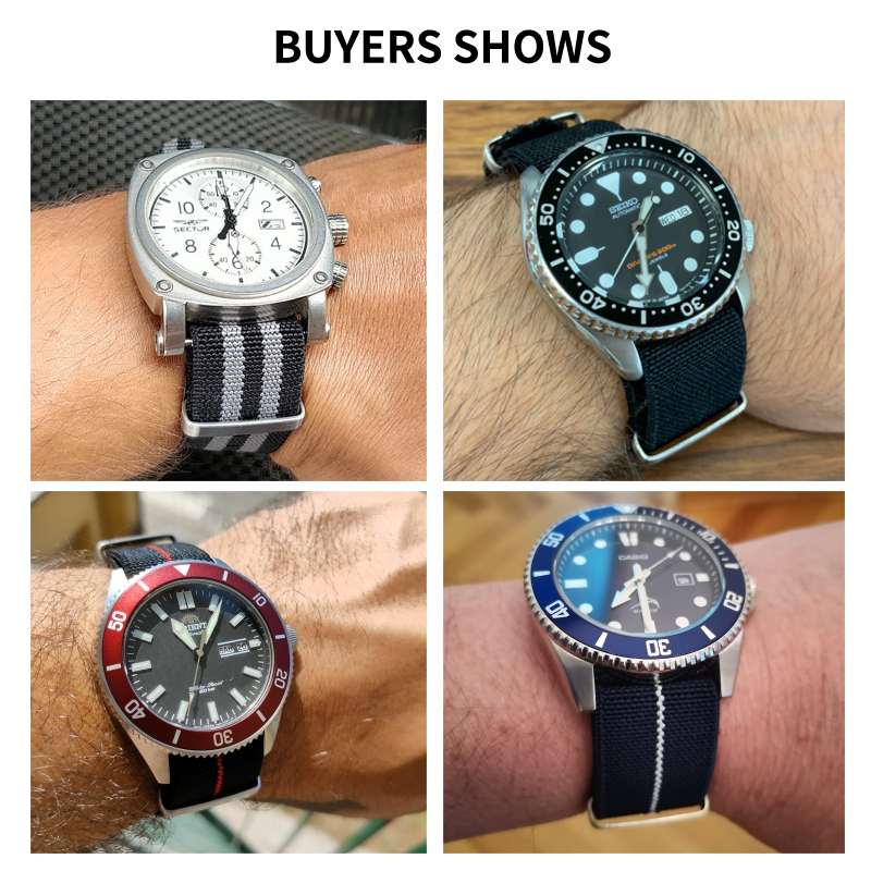 60's French Army Watch Strap f - Nylon Nato Strap ulasan dan harga