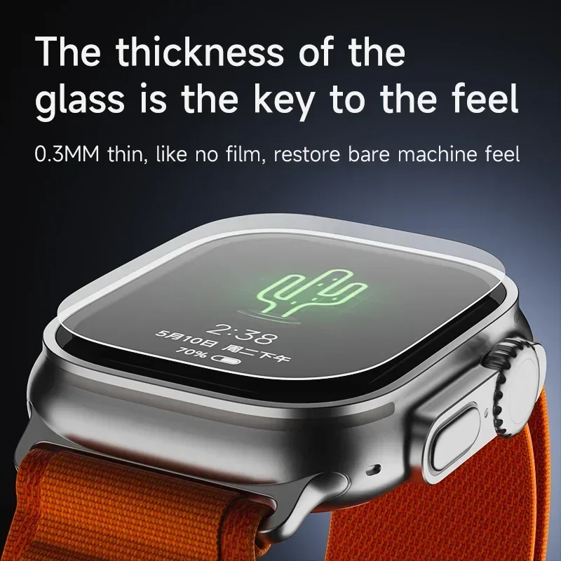 1-5Pcs High Definition 9H Temp - Smartwatch Case ulasan dan harga