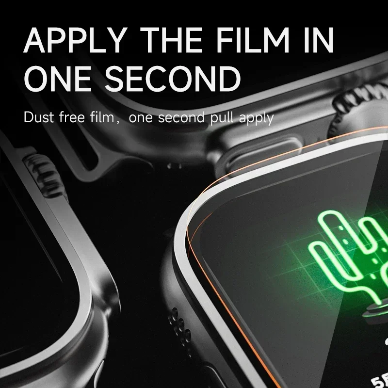 1-5Pcs High Definition 9H Temp - Smartwatch Case ulasan dan harga
