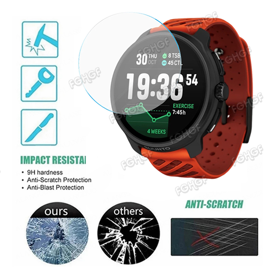 Tempered Glass Protective Film - Smartwatch Icon ulasan dan harga