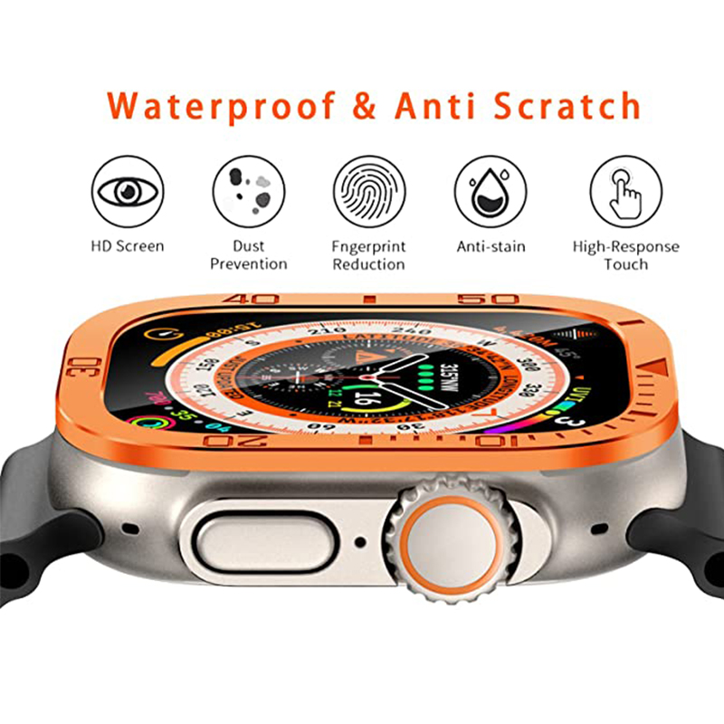 Tempered Glass for Apple Watch - Smartwatch Case ulasan dan harga