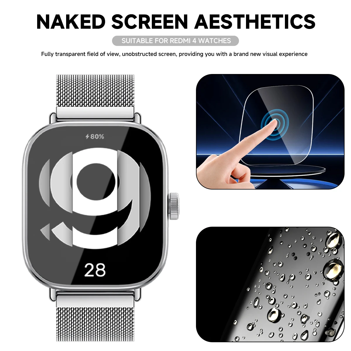 Tempered Glass for Xiaomi Redm - Smartwatch Icon ulasan dan harga