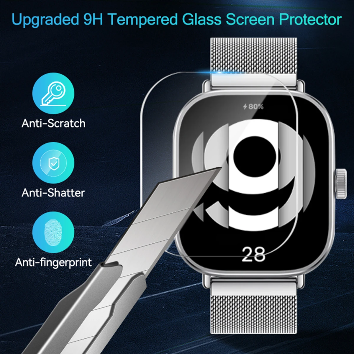 Tempered Glass for Xiaomi Redm - Smartwatch Icon ulasan dan harga