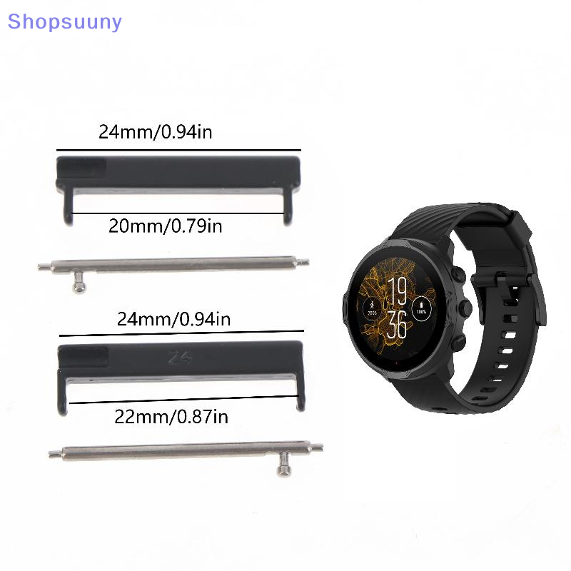 [SU]1Pair 24mm To 22mm/20mm Wr - Smartwatch Watch Accessories ulasan dan harga