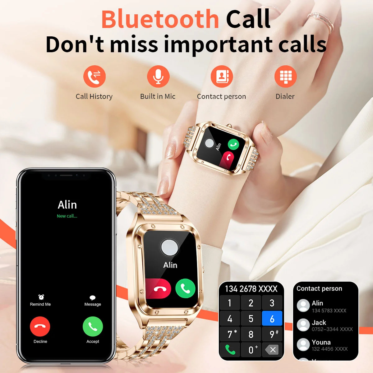 1.57Inch Top Luxury Smart Watc - Smartwatch Faces ulasan dan harga