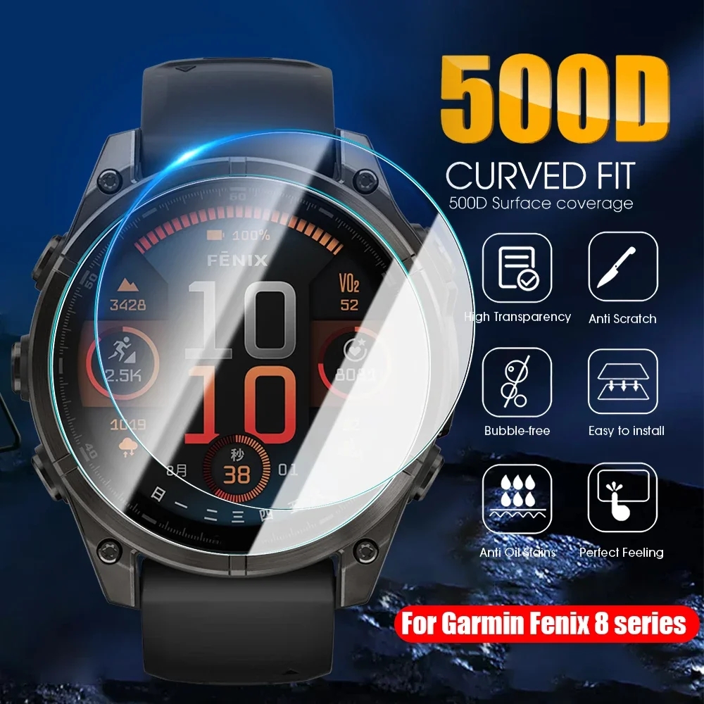 1/5pcs 9H HD Tempered Glass fo - Smartwatch Icon ulasan dan harga