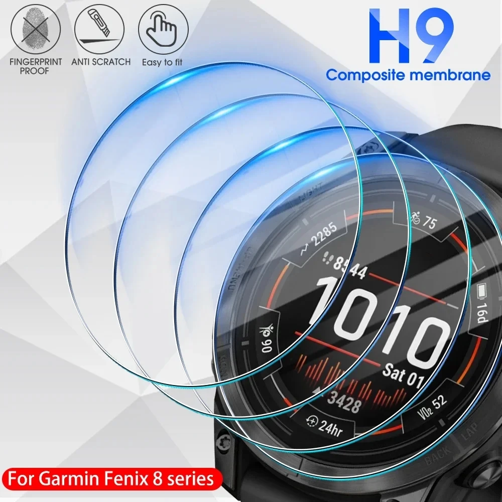 1/5pcs 9H HD Tempered Glass fo - Smartwatch Icon ulasan dan harga