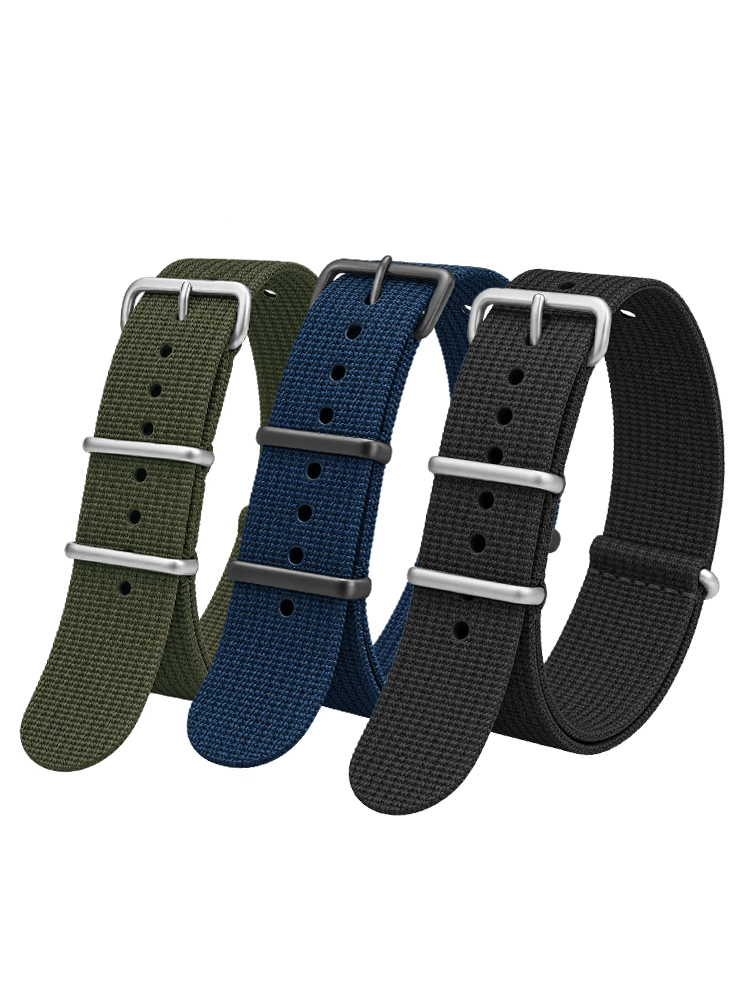 Ribbed Nylon Strap For Seiko M - Nylon Nato Strap ulasan dan harga