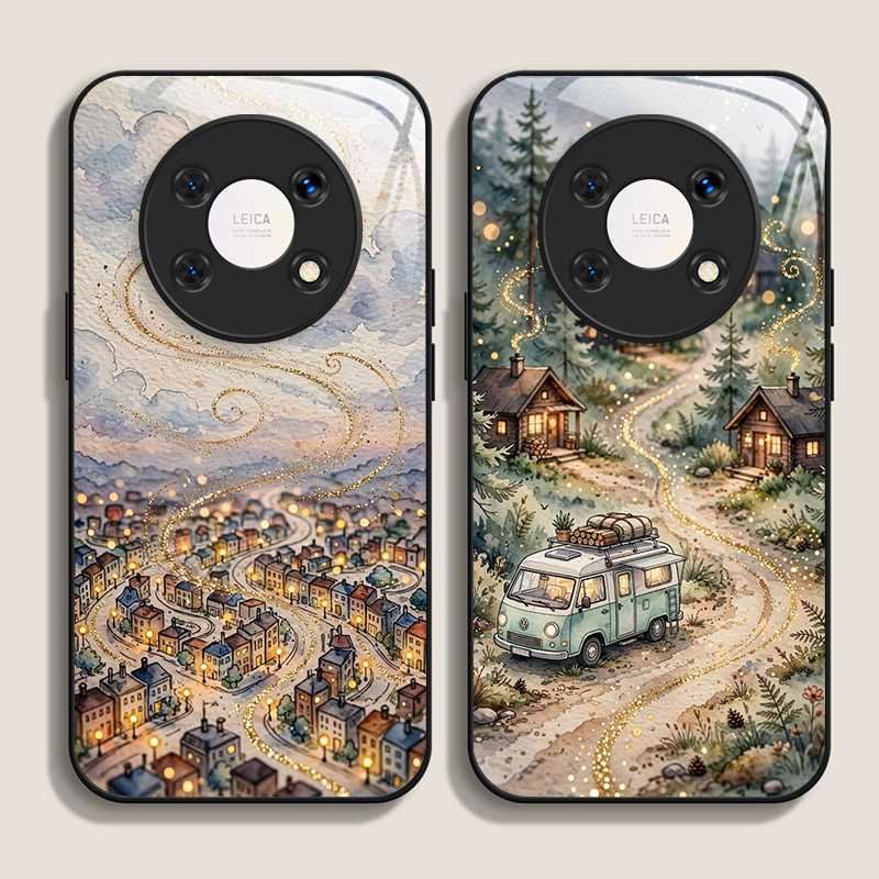 Retro Streetscape House Scener - Huawei Nova 12 ulasan dan harga