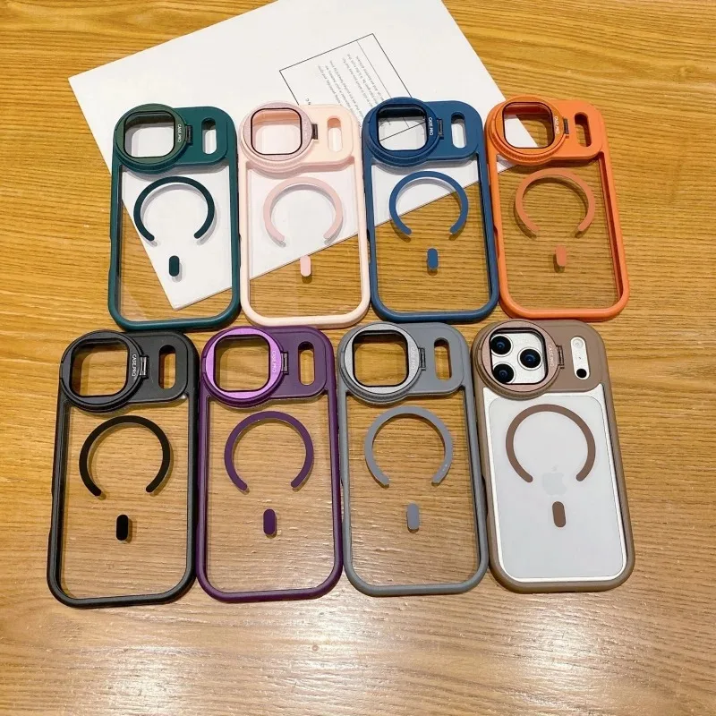Clear Camera Stand Back Cover  - Magnetic Charging Stand ulasan dan harga